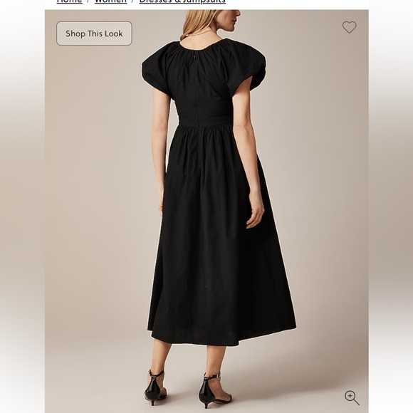 J. Crew Collection Cecily Dress in Cotton poplin NWT with pockets - Picture 3 of 8